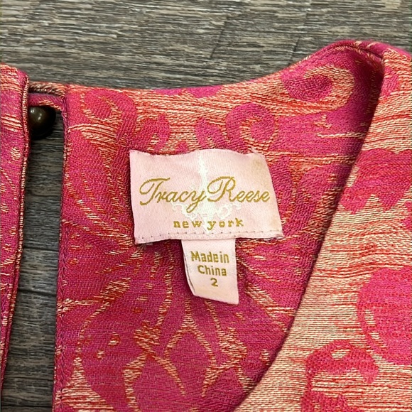 SOLD IN STORE Tracy Reese Brocade Dress Size 2 - Picture 9 of 12